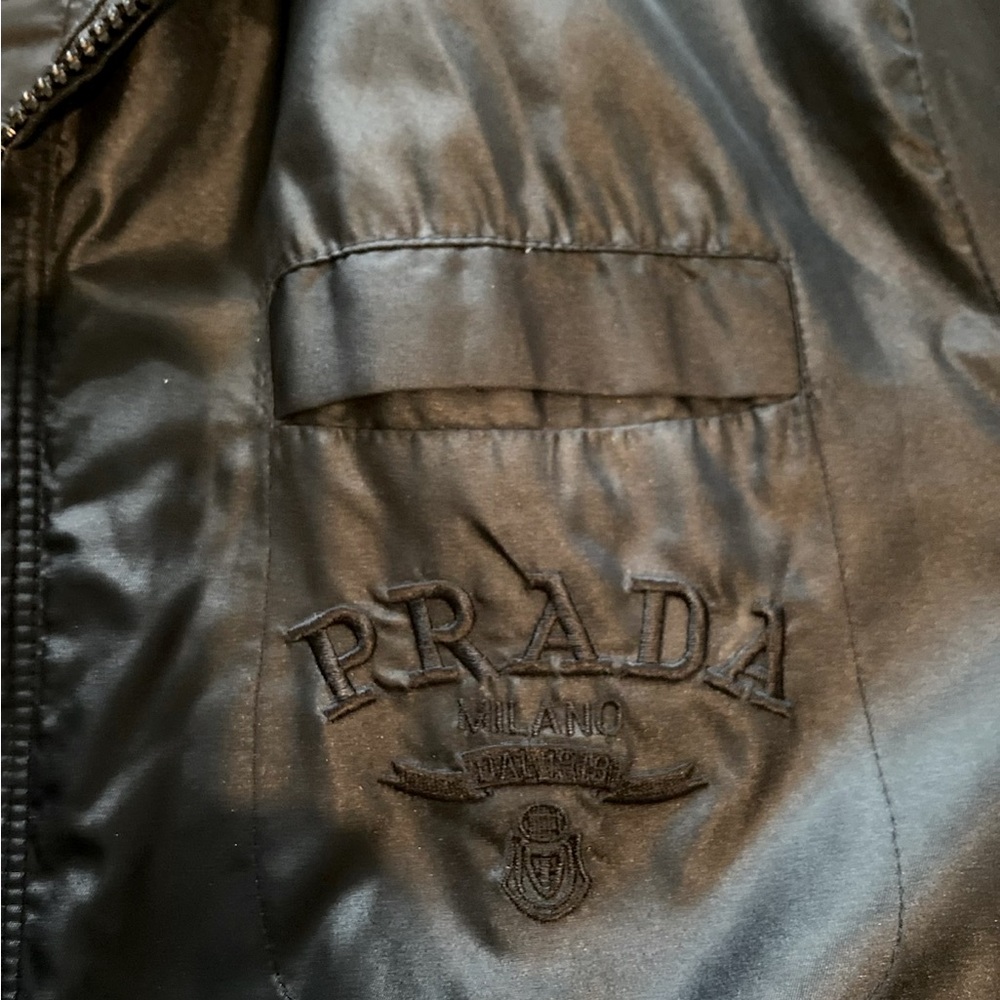 Unisex Prada Members Only Silk Jacket